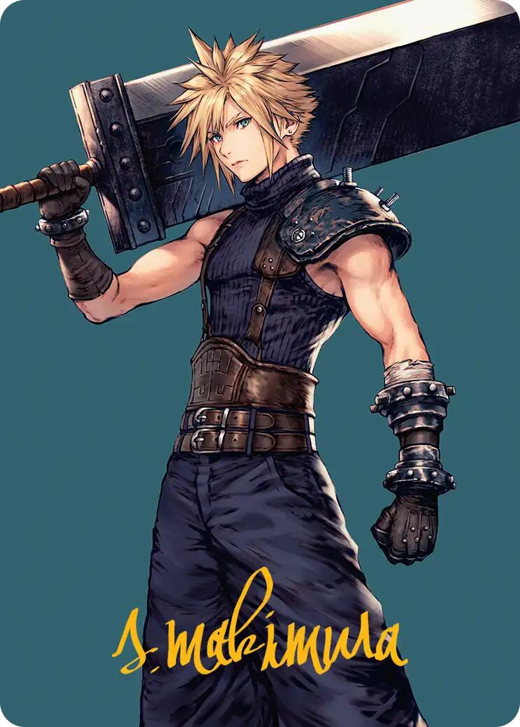 Cloud, Ex-SOLDIER Art Card (Gold-Stamped Signature) [FINAL FANTASY Art Series] | Jack's On Queen