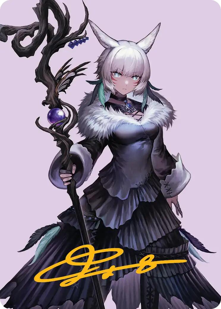 Y'shtola, Night's Blessed Art Card (53) (Gold-Stamped Signature) [FINAL FANTASY Art Series] | Jack's On Queen