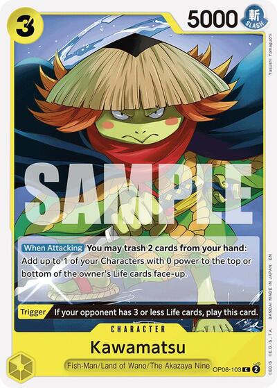 Kawamatsu (Reprint) (OP06-103) [Starter Deck 28: GREEN/YELLOW Yamato] | Jack's On Queen
