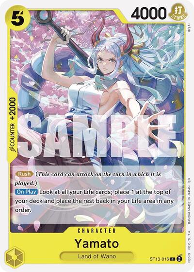 Yamato (Reprint) (ST13-016) [Starter Deck 28: GREEN/YELLOW Yamato] | Jack's On Queen