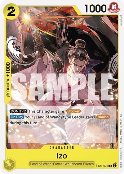 Izo (ST28-002) [Starter Deck 28: GREEN/YELLOW Yamato] | Jack's On Queen