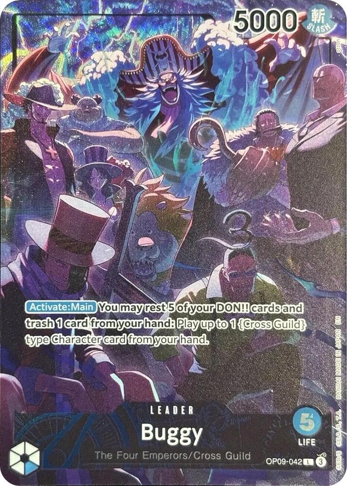 Buggy (English Version 2nd  Anniversary Set) (OP09-042) [One Piece Promotion Cards] | Jack's On Queen