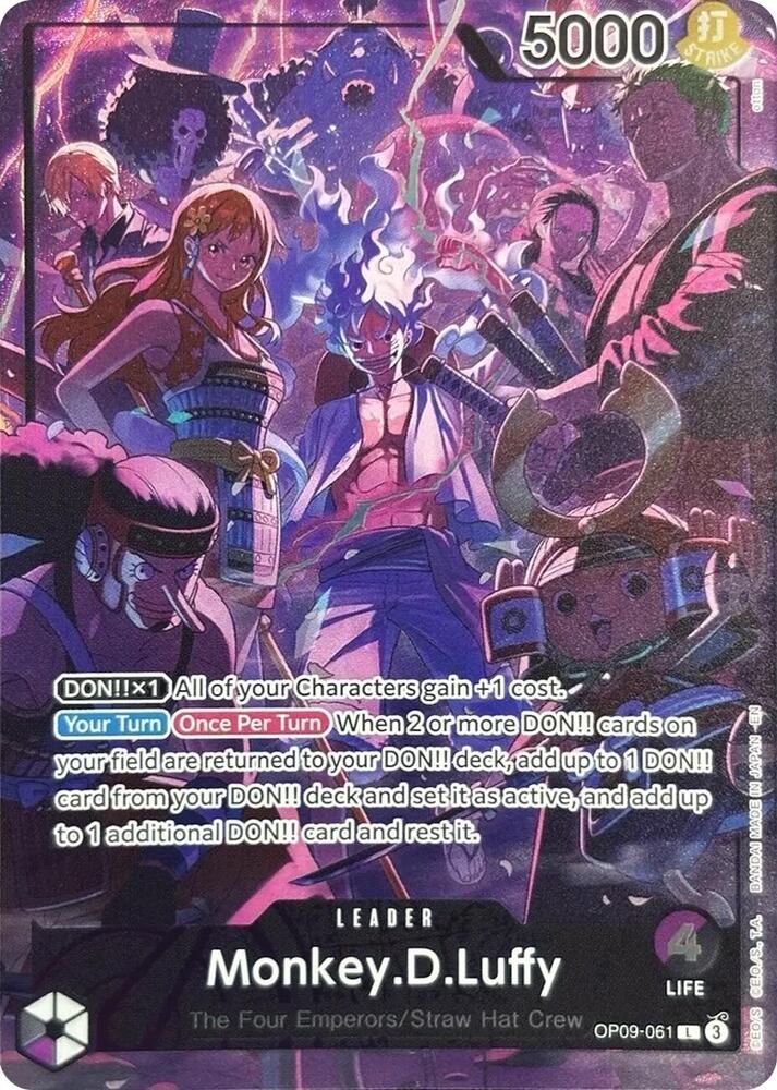 Monkey.D.Luffy (English Version 2nd Anniversary Set) (OP09-061) [One Piece Promotion Cards] | Jack's On Queen
