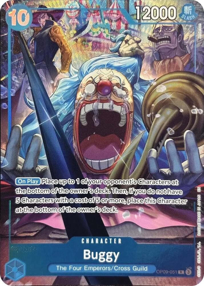 Buggy (051) (English Version 2nd Anniversary Set) (OP09-051) [One Piece Promotion Cards] | Jack's On Queen