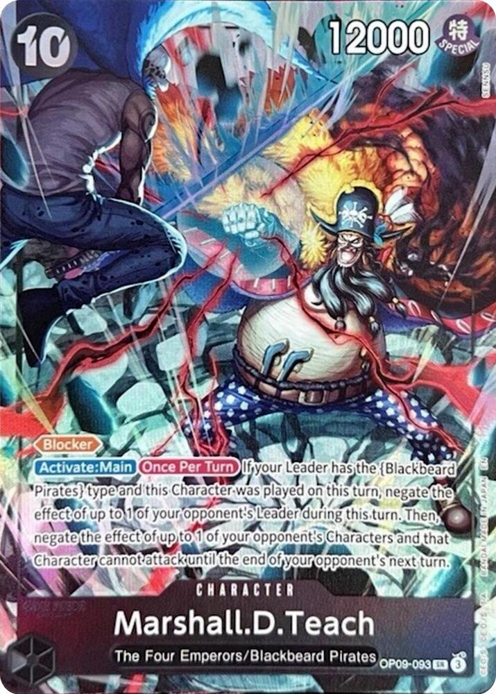 Marshall.D.Teach (093) (English Version 2nd Anniversary Set) (OP09-093) [One Piece Promotion Cards] | Jack's On Queen