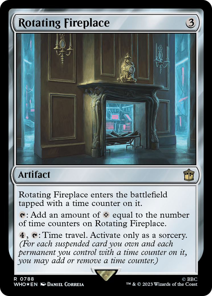 Rotating Fireplace (Surge Foil) [Doctor Who] | Jack's On Queen