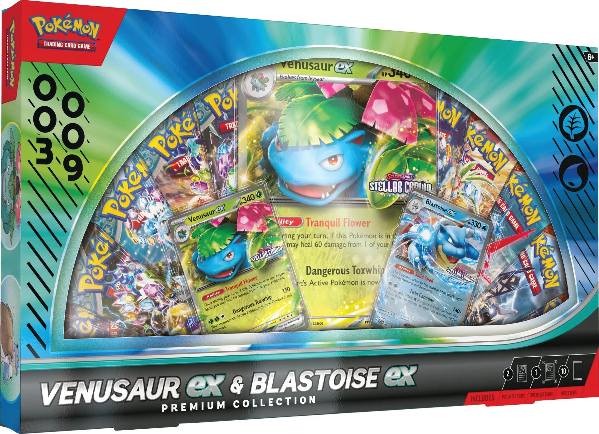 Venusaur ex & Blastoise ex Premium Collection | Jack's On Queen