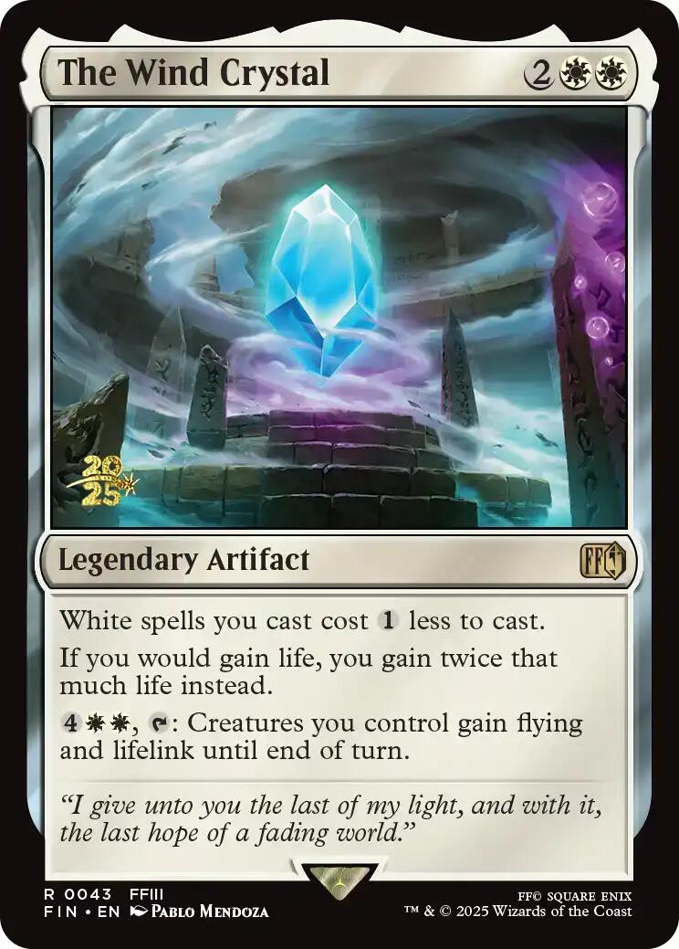 The Wind Crystal [FINAL FANTASY Prerelease Promo] | Jack's On Queen