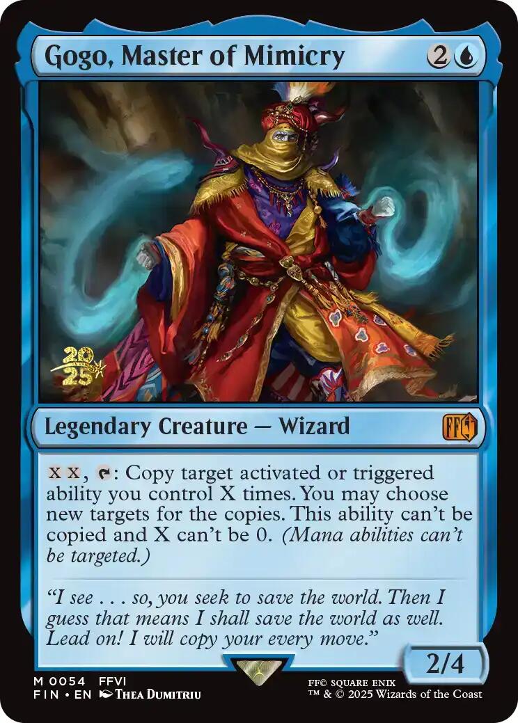 Gogo, Master of Mimicry [FINAL FANTASY Prerelease Promo] | Jack's On Queen