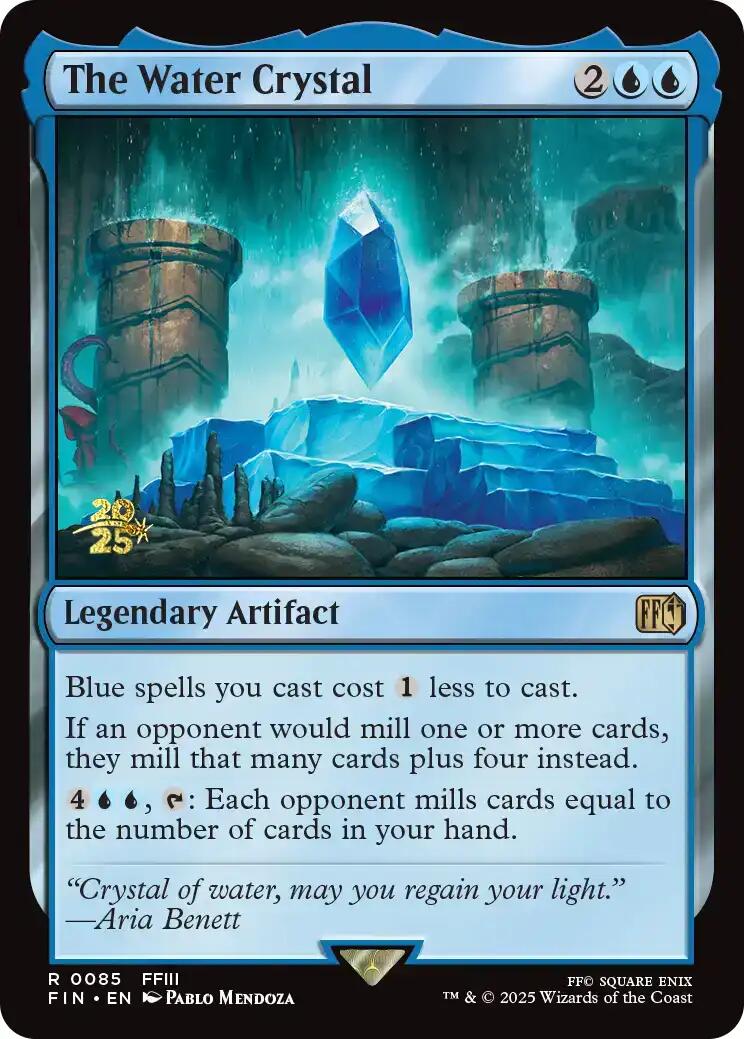 The Water Crystal [FINAL FANTASY Prerelease Promo] | Jack's On Queen