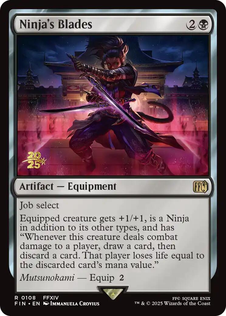 Ninja's Blades [FINAL FANTASY Prerelease Promo] | Jack's On Queen