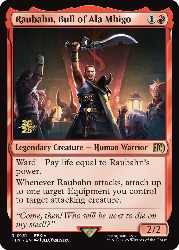 Raubahn, Bull of Ala Mhigo [FINAL FANTASY Prerelease Promo] | Jack's On Queen