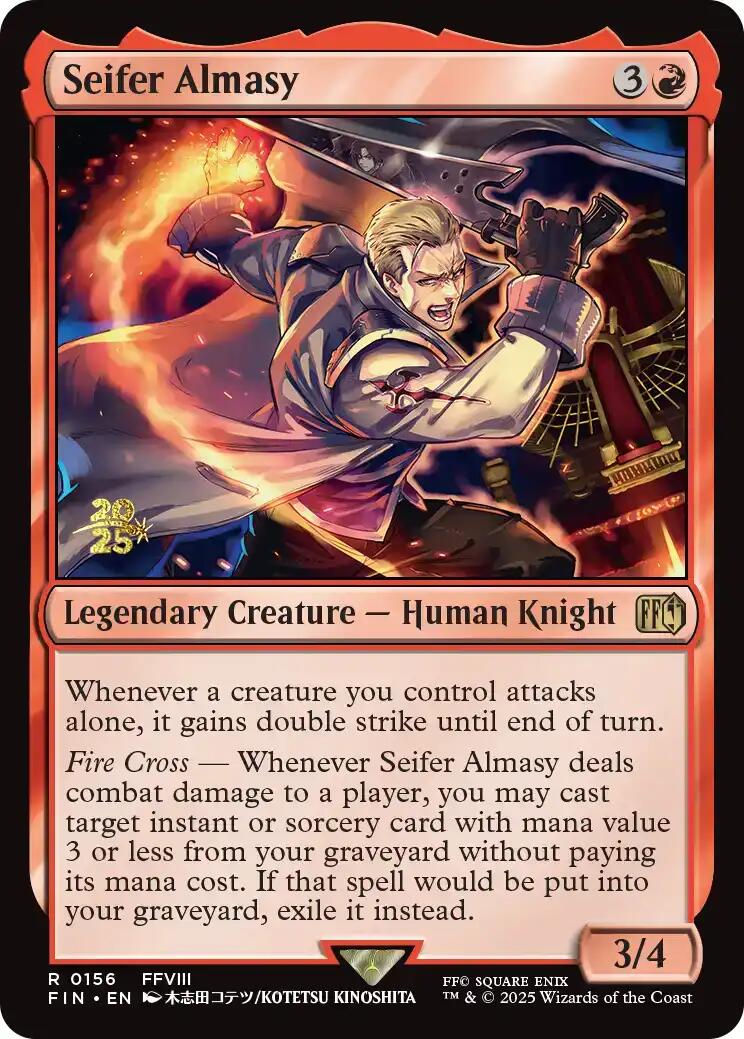Seifer Almasy [FINAL FANTASY Prerelease Promo] | Jack's On Queen