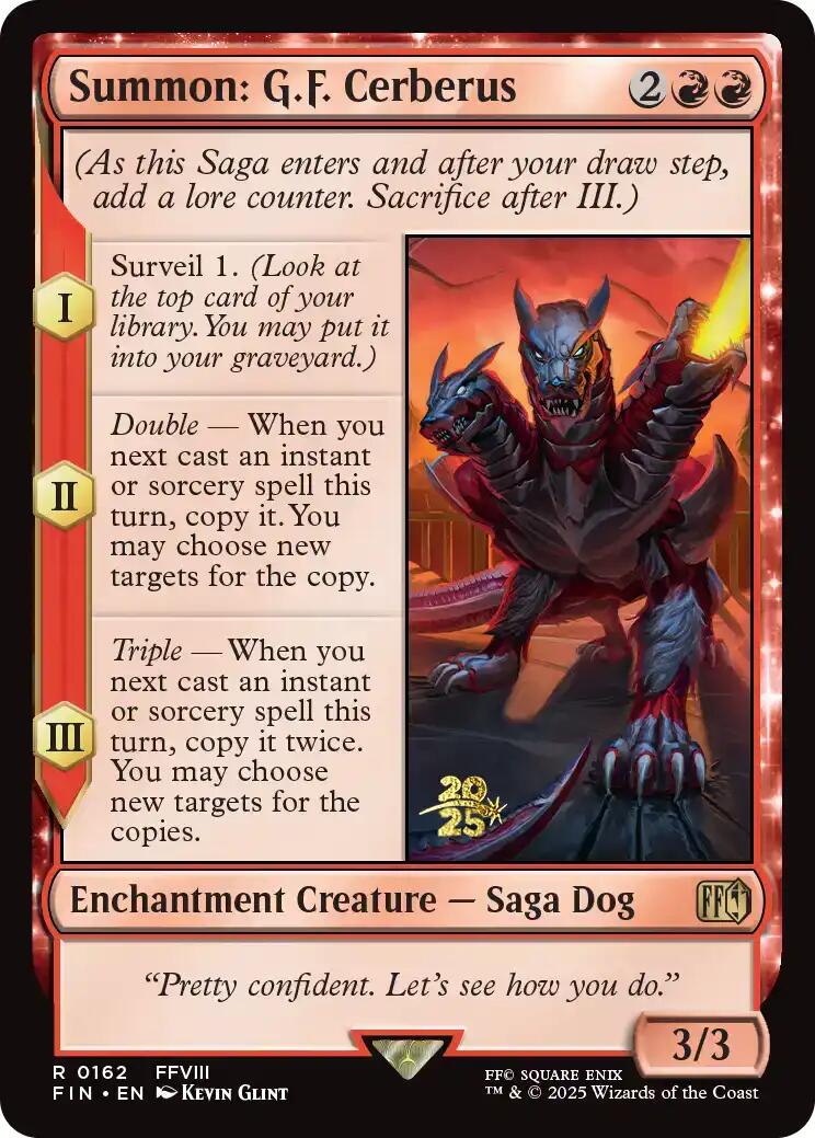Summon: G.F. Cerberus [FINAL FANTASY Prerelease Promo] | Jack's On Queen