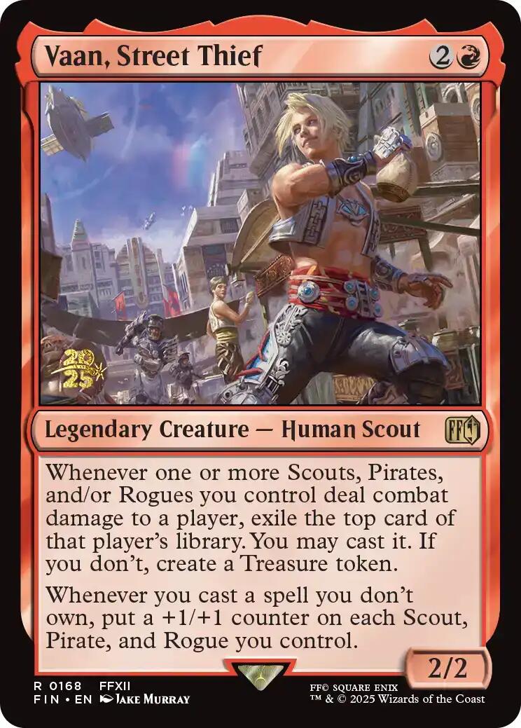 Vaan, Street Thief [FINAL FANTASY Prerelease Promo] | Jack's On Queen
