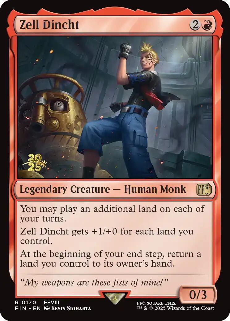 Zell Dincht [FINAL FANTASY Prerelease Promo] | Jack's On Queen