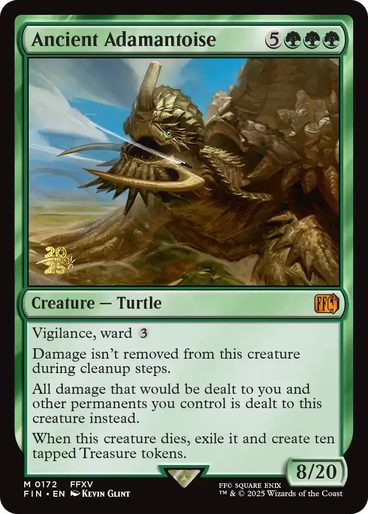 Ancient Adamantoise [FINAL FANTASY Prerelease Promo] | Jack's On Queen