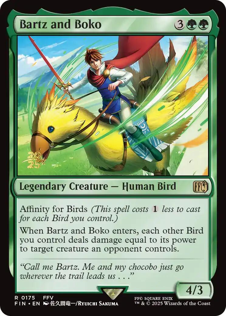 Bartz and Boko [FINAL FANTASY Prerelease Promo] | Jack's On Queen