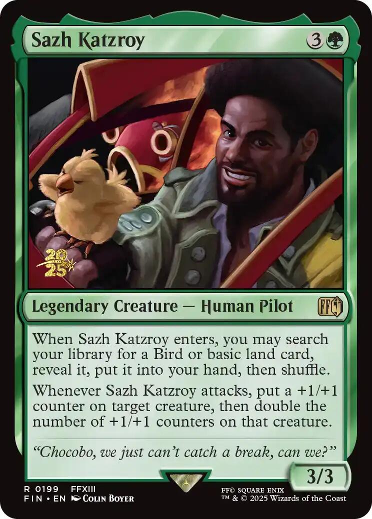 Sazh Katzroy [FINAL FANTASY Prerelease Promo] | Jack's On Queen