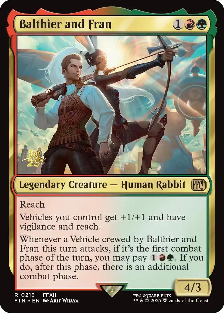 Balthier and Fran [FINAL FANTASY Prerelease Promo] | Jack's On Queen
