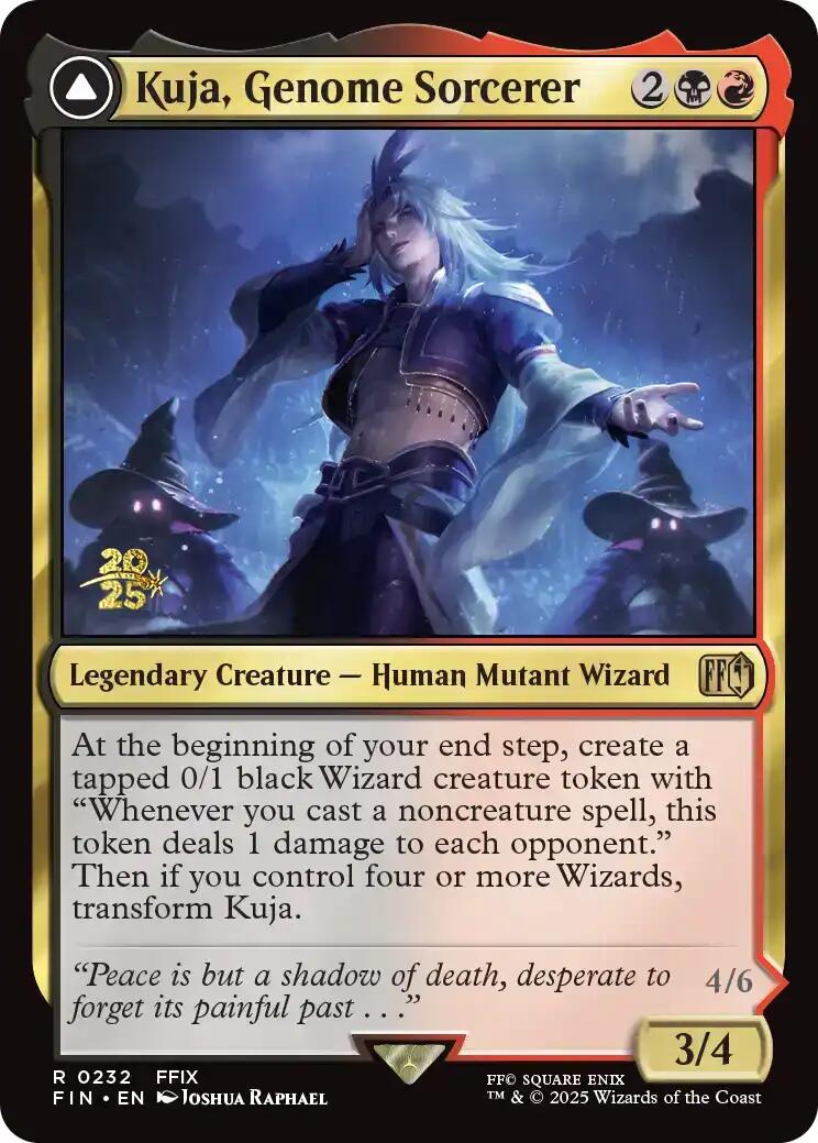 Kuja, Genome Sorcerer // Trance Kuja, Fate Defied [FINAL FANTASY Prerelease Promo] | Jack's On Queen