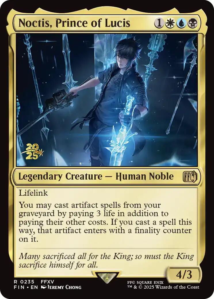 Noctis, Prince of Lucis [FINAL FANTASY Prerelease Promo] | Jack's On Queen