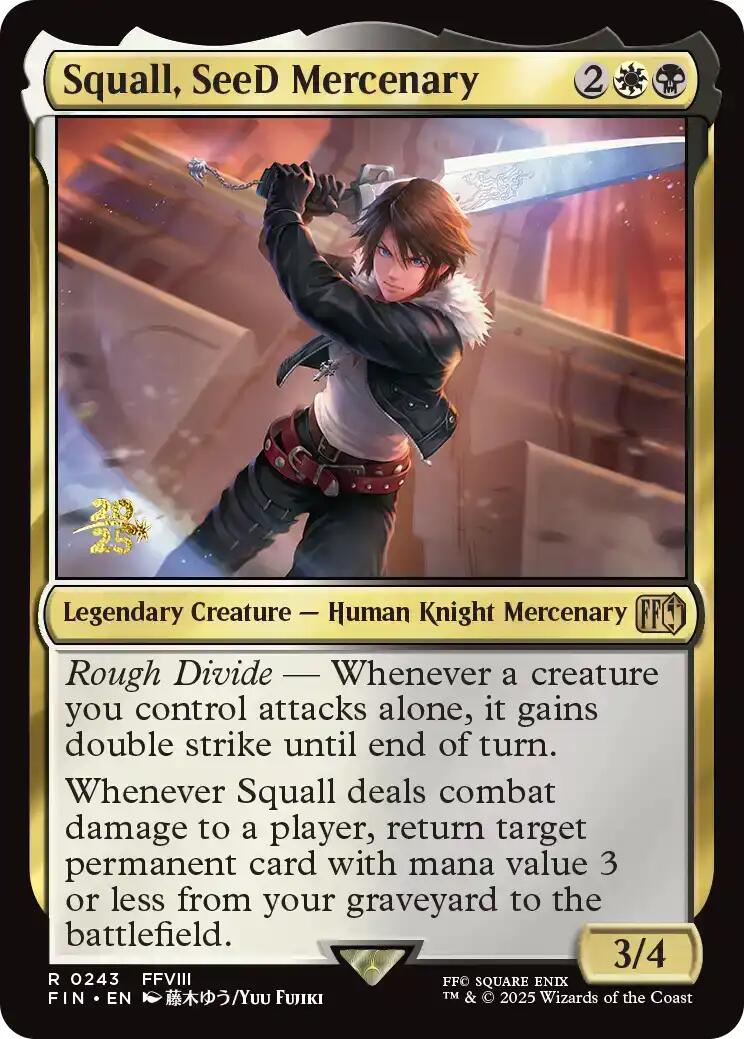 Squall, SeeD Mercenary [FINAL FANTASY Prerelease Promo] | Jack's On Queen