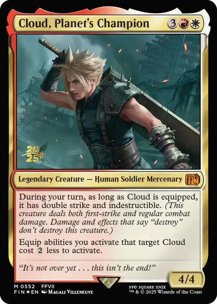Cloud, Planet's Champion [FINAL FANTASY Prerelease Promo] | Jack's On Queen
