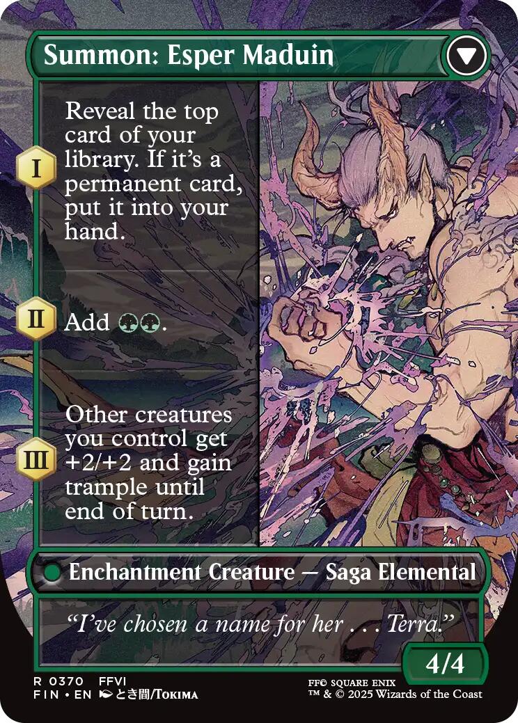 Esper Origins // Summon: Esper Maduin (Borderless) [FINAL FANTASY] | Jack's On Queen