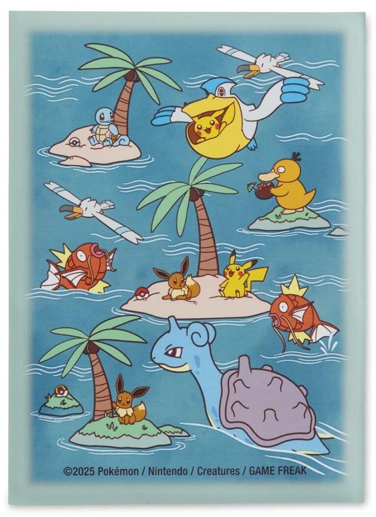 Card Sleeves - Sunny Sea (65-Pack) (Pokemon Center Japan Exclusive) | Jack's On Queen