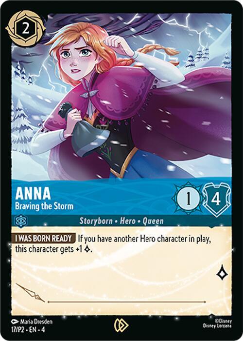 Anna - Braving the Storm (17) [Disney Lorcana Promo Cards] | Jack's On Queen