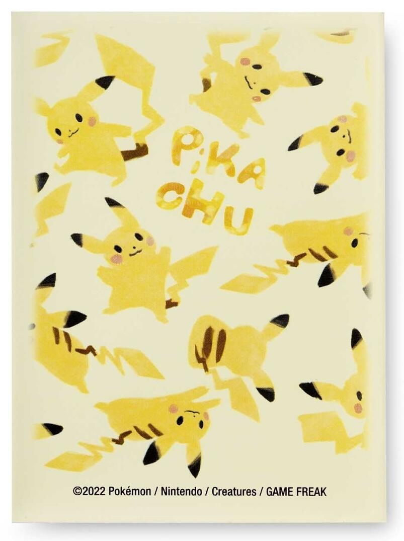 Card Sleeves - Pikachu Allover V2 (65-Pack) (Pokemon Center Exclusive) | Jack's On Queen