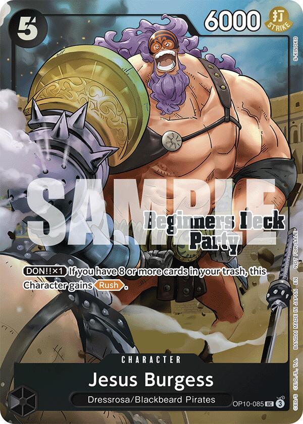 Jesus Burgess (Beginners Deck Party [ST-23] - [ST-28] Winner Pack) (OP10-085) [One Piece Promotion Cards] | Jack's On Queen