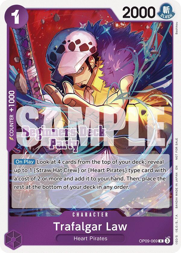 Trafalgar Law (Beginners Deck Party [ST-23] - [ST-28] Participation Pack) (OP09-069) [One Piece Promotion Cards] | Jack's On Queen