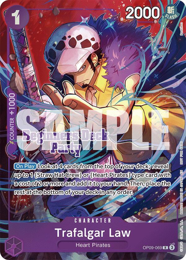 Trafalgar Law (Beginners Deck Party [ST-23] - [ST-28] Winner Pack) (OP09-069) [One Piece Promotion Cards] | Jack's On Queen