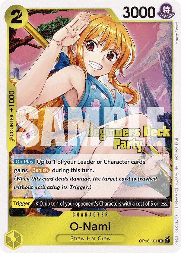 O-Nami (Beginners Deck Party [ST-23] - [ST-28] Participation Pack) (OP06-101) [One Piece Promotion Cards] | Jack's On Queen