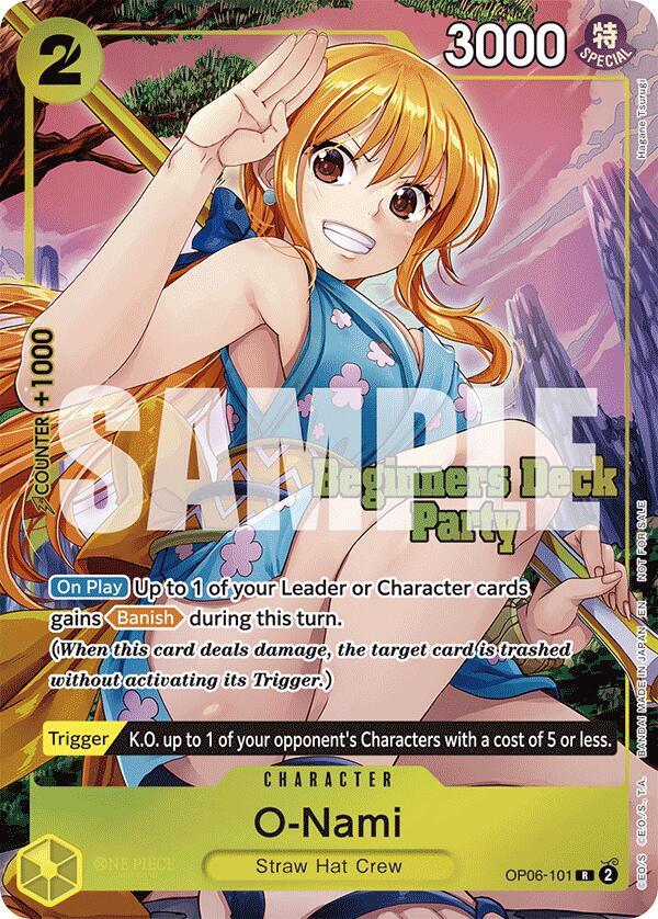 O-Nami (Beginners Deck Party [ST-23] - [ST-28] Winner Pack) (OP06-101) [One Piece Promotion Cards] | Jack's On Queen