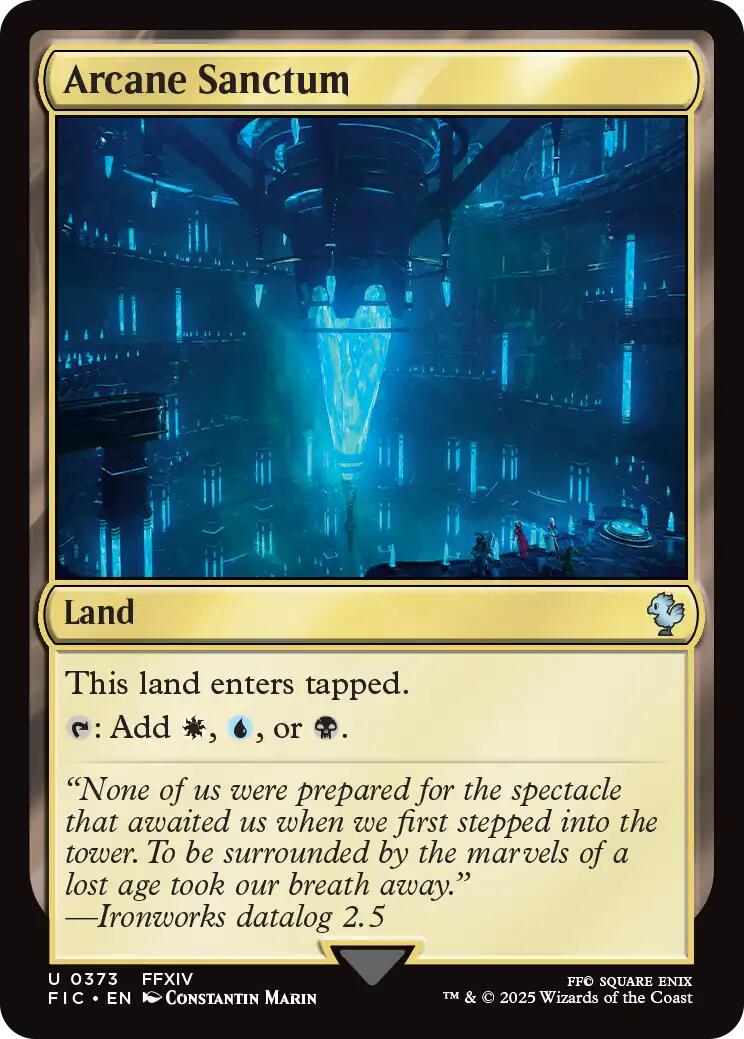 Arcane Sanctum (Surge Foil) [FINAL FANTASY Commander] | Jack's On Queen