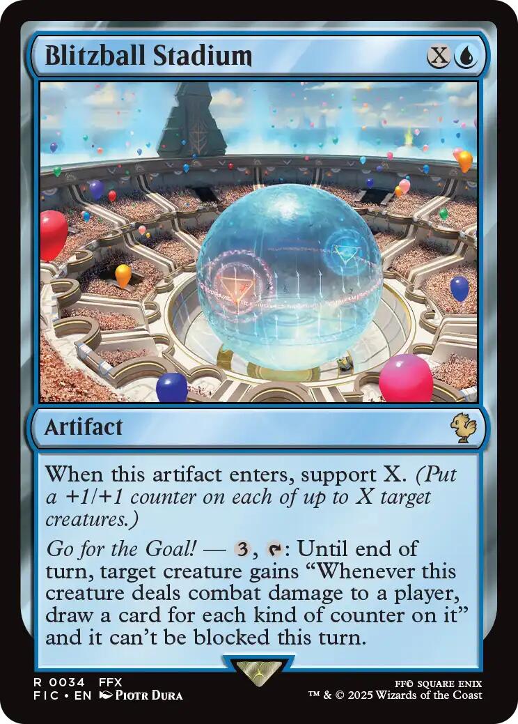 Blitzball Stadium (Surge Foil) [FINAL FANTASY Commander] | Jack's On Queen