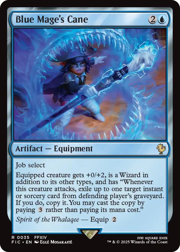 Blue Mage's Cane (Surge Foil) [FINAL FANTASY Commander] | Jack's On Queen