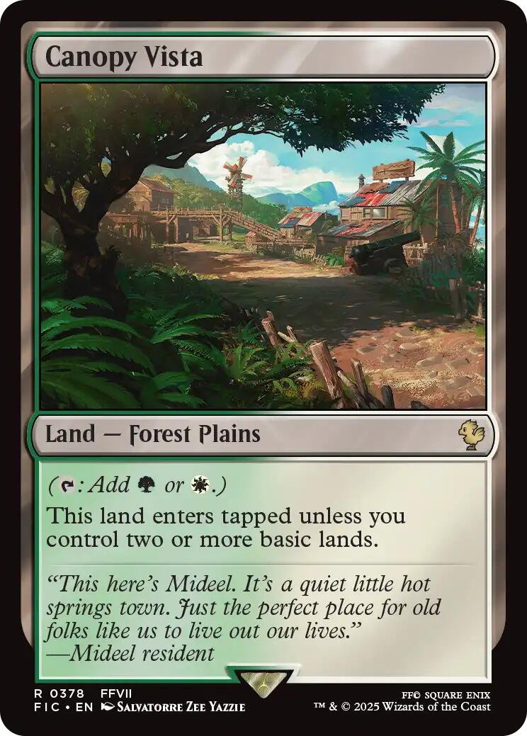 Canopy Vista (Surge Foil) [FINAL FANTASY Commander] | Jack's On Queen