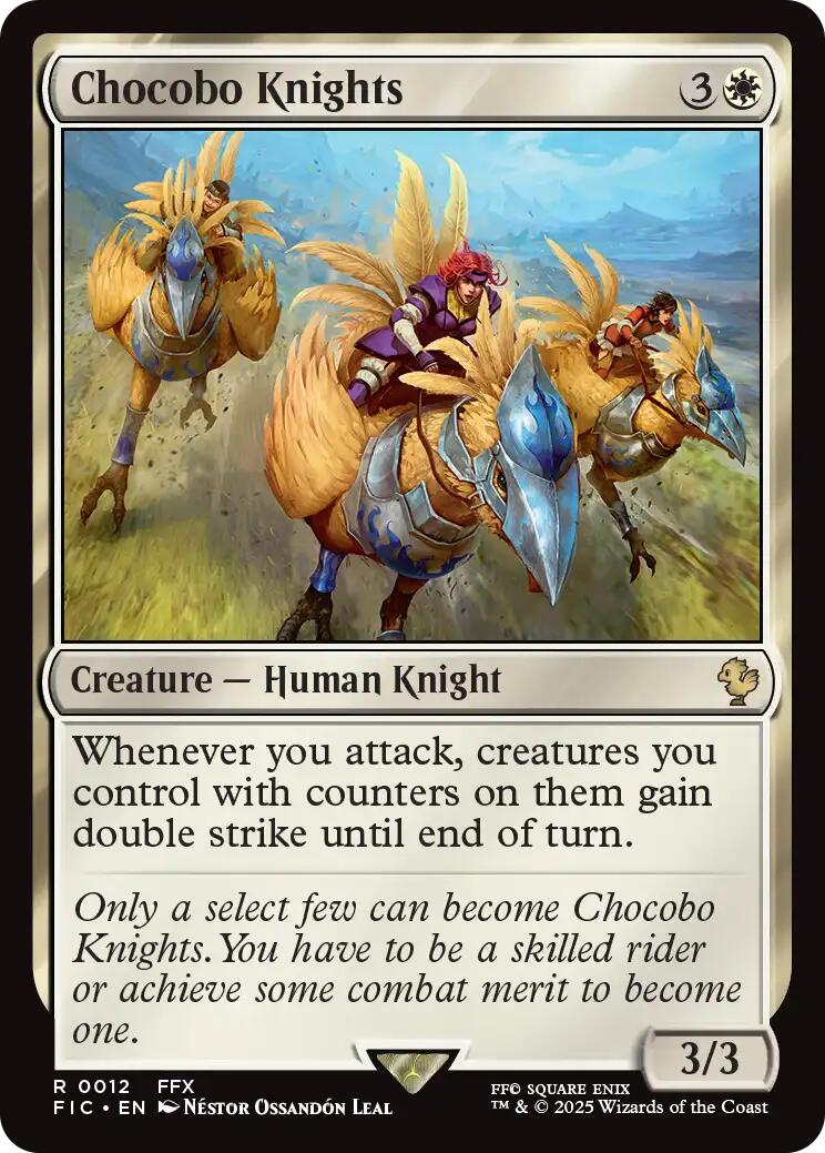 Chocobo Knights (Surge Foil) [FINAL FANTASY Commander] | Jack's On Queen