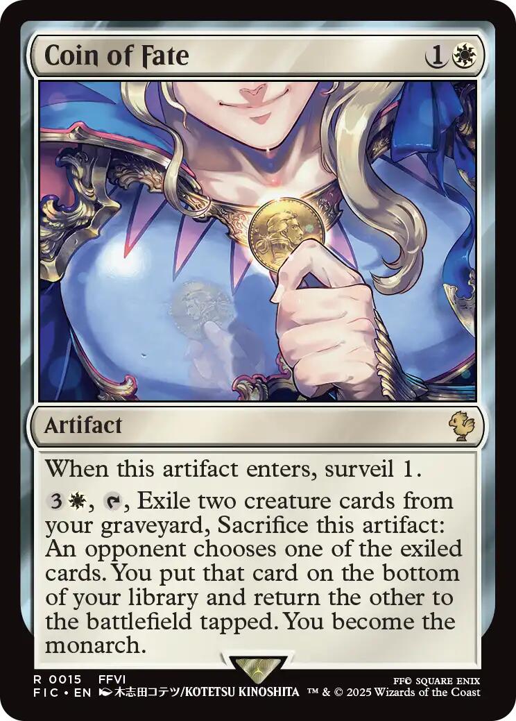 Coin of Fate (Surge Foil) [FINAL FANTASY Commander] | Jack's On Queen