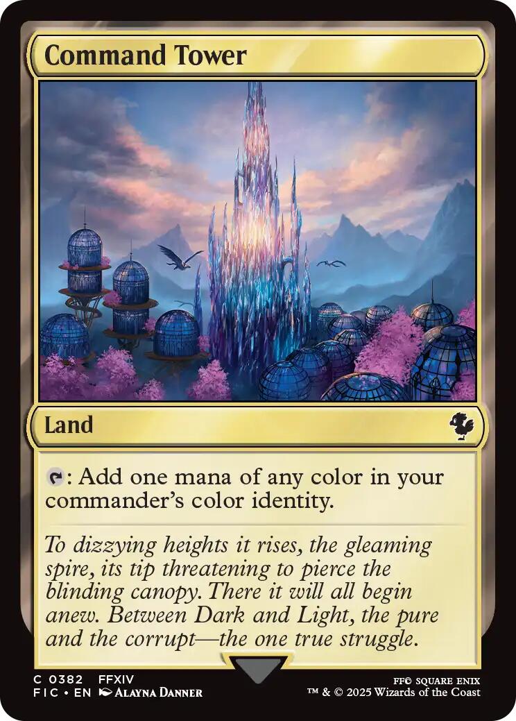 Command Tower (0382) (Surge Foil) [FINAL FANTASY Commander] | Jack's On Queen