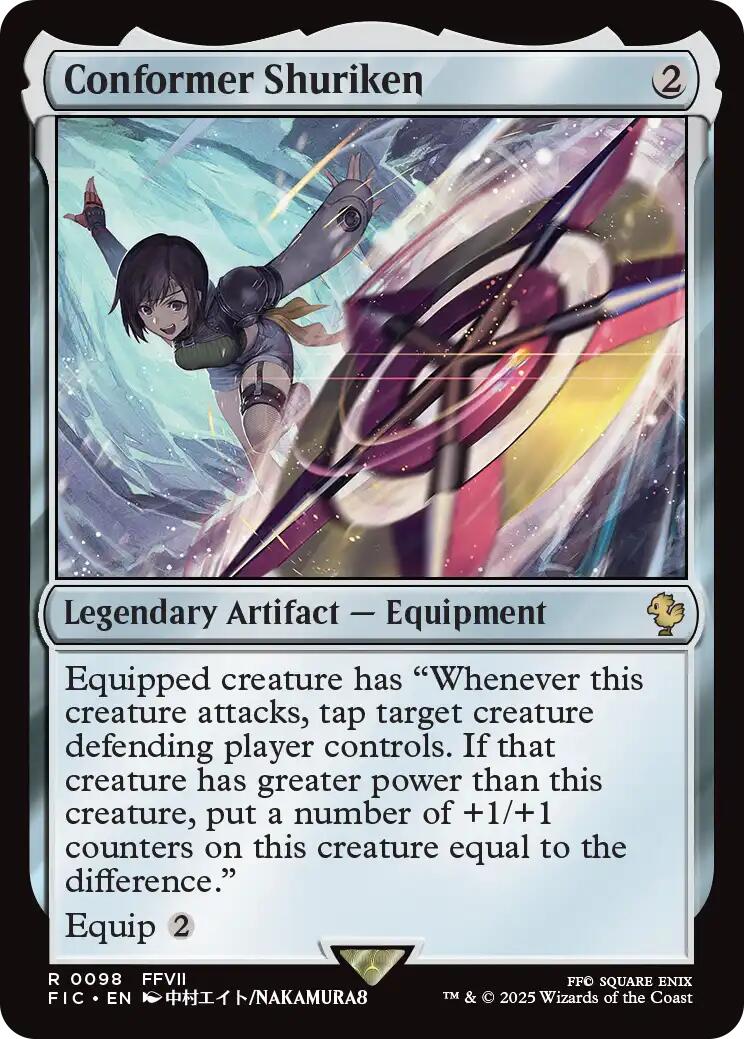Conformer Shuriken (Surge Foil) [FINAL FANTASY Commander] | Jack's On Queen