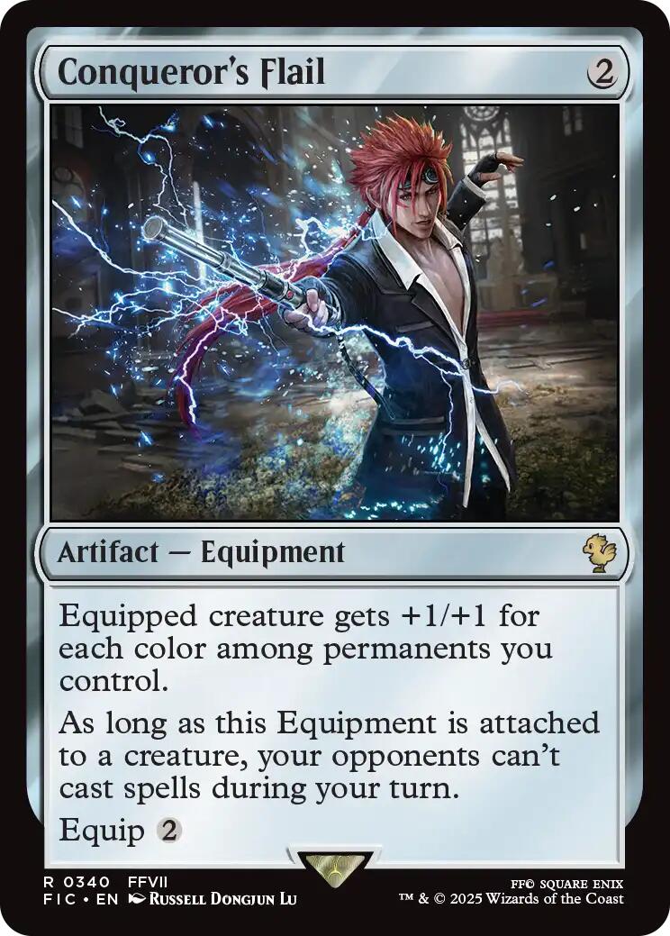 Conqueror's Flail (Surge Foil) [FINAL FANTASY Commander] | Jack's On Queen