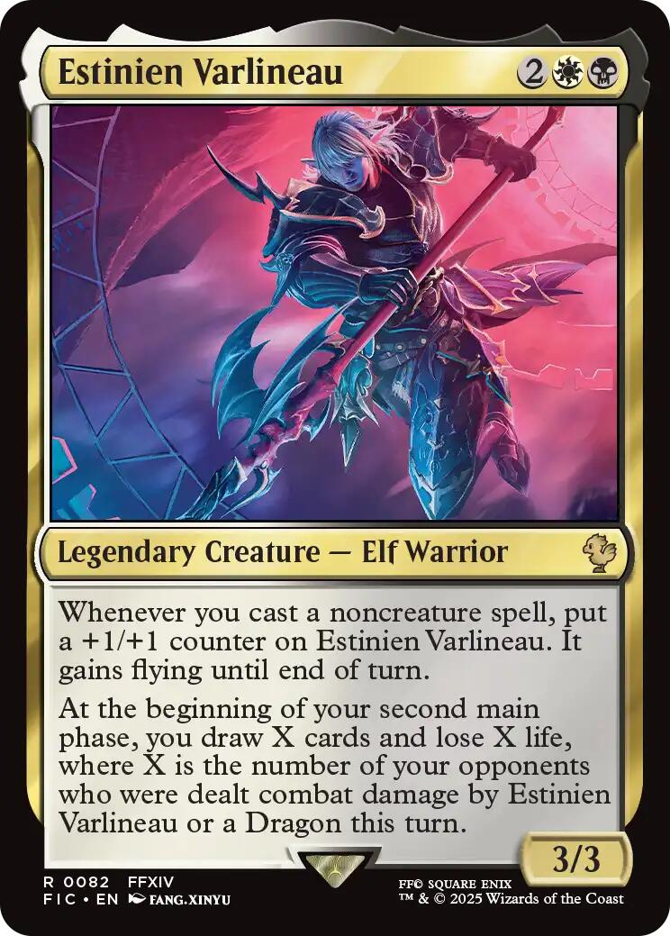Estinien Varlineau (Surge Foil) [FINAL FANTASY Commander] | Jack's On Queen