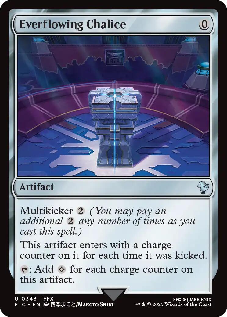 Everflowing Chalice (Surge Foil) [FINAL FANTASY Commander] | Jack's On Queen