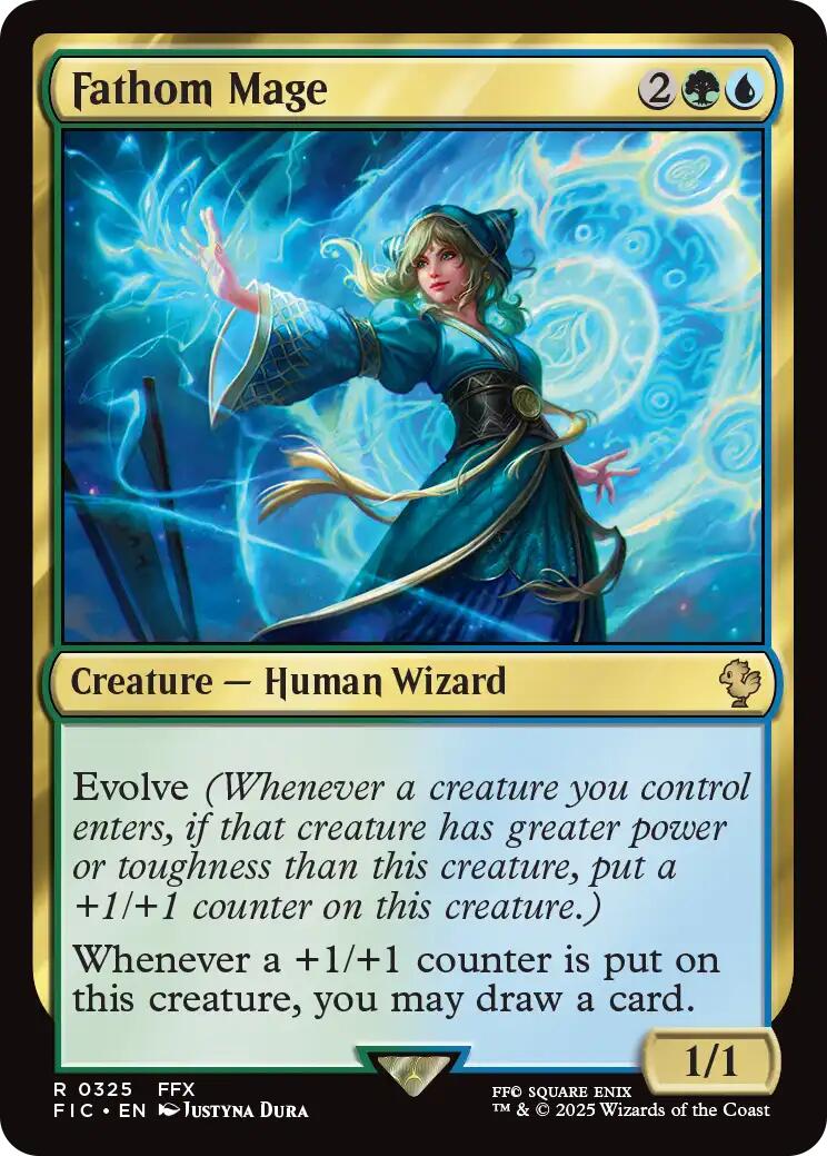 Fathom Mage (Surge Foil) [FINAL FANTASY Commander] | Jack's On Queen