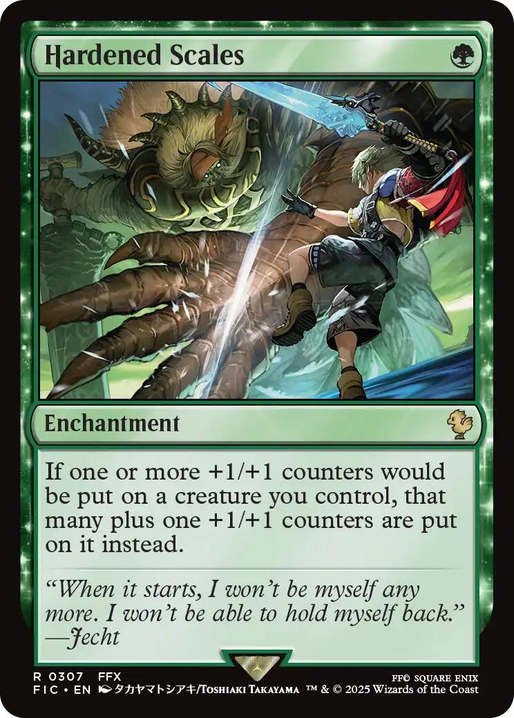 Hardened Scales (Surge Foil) [FINAL FANTASY Commander] | Jack's On Queen
